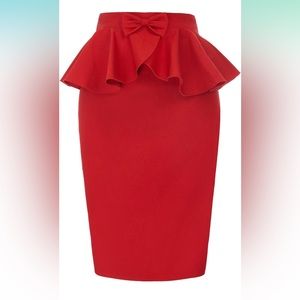 Belle Poque retro pencil skirt